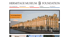 Desktop Screenshot of hermitagemuseumfoundation.org